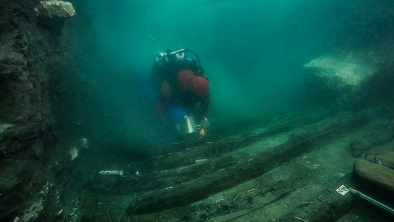 Descoperire importantă în oraşul scufundat Thonis-Heracleion din Egipt: O corabie militară antică şi morminte greceşti
