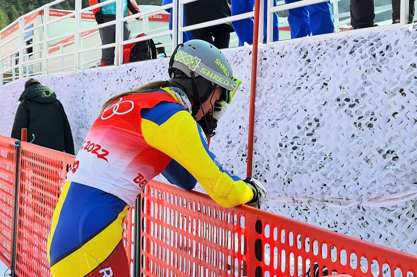 Maria Constantin, descalificată în proba de slalom